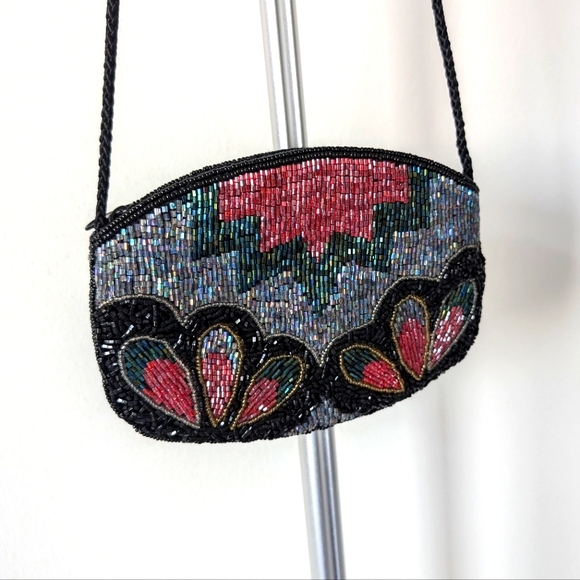 EUC Vintage Beaded Evening Purse - Picture 1 of 4